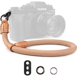 Rouge - Rose-Dragonne De Poignet Réglable Pour Appareil Photo DSLR, 1 Pièce, Sangle De Poignet