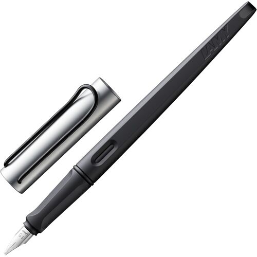 AL Calligraphic Fountain Pen with Ergonomic Grip and Polished Steel Nib 1.5 mm Line Width Fountain Pen with Pull Spring with Ink Cartridge T 10 Blue