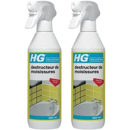 KAL-Spray Liquide Anti-Moisissures, Produit Fongicide Destructeur De Moisissures, Carrelages, Joints De Salle De Bain Et Plus, Anti-Humidité -500 Ml (186050104) (Lot De 2)