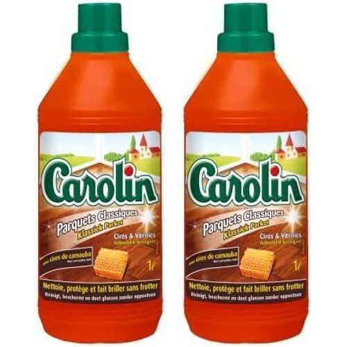 KALANKA-Nettoyant Sols Parquets Classiques aux 2 Cires d'Abeille et de Carnauba 1 L (Lot de 2)