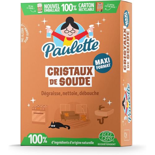 KALANKA-- Cristaux de Soude - Nettoyant Dégraissant Naturel et Ecocert - 1 kg
