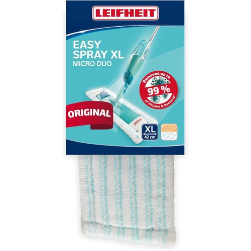 KALANKA-Housse Balai pulvérisateur Confort Easy Spray XL Micro Duo, Housse de Rechange Microfibres, Housse pour Balai à Plat nettoyante et absorbante à Double Fibre, Tous Types de sols Dont parquet