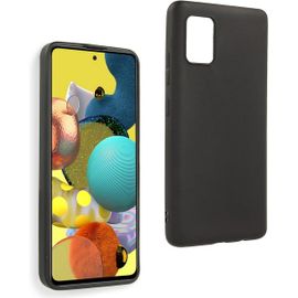 Kalanka-Coque Pour Samsung Galaxy A51 5g, Tpu Noir En Silicone, Ultra Fine 0.33mm