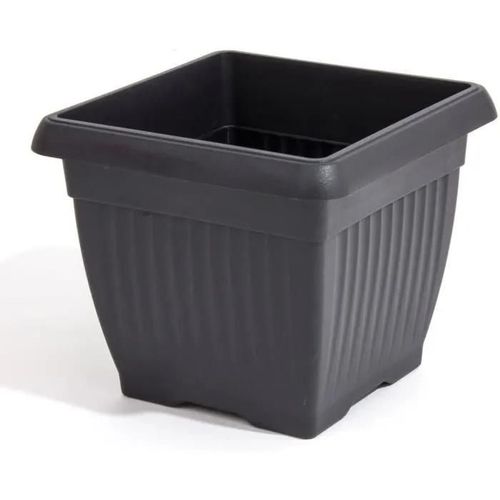 Pot de Fleurs - Prosper Plast - dkwt37-s433 - 37 x 37 x 30 cm - Anthracite - Plastique