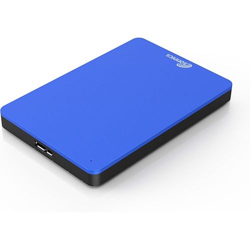 500 Go Bleu Disque Dur Externe Portable Usb 3.0 Super Rapide Vitesse De Transfert Pour Une Utilisation Avec Un Pc Windows, Apple Mac, Xbox One Et Ps4