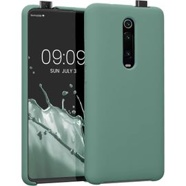 KAL-Housse Compatible Avec Xiaomi Mi 9T (Pro) / Redmi K20 (Pro) Coque - Housse De Téléphone Protection Souple En Tpu Silicone - Vert Sapin