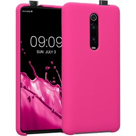 KAL-Housse Compatible Avec Xiaomi Mi 9T (Pro) / Redmi K20 (Pro) Coque - Housse De Téléphone Protection Souple En Tpu Silicone - Rose Fluo