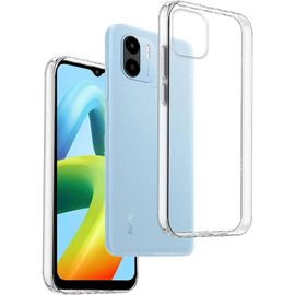 Kal-[Lot De 3] Coque Pour Xiaomi Redmi A1 - Xiaomi Redmi A2, Tpu Transparent En Silicone, Ultra Fine 0.33mm