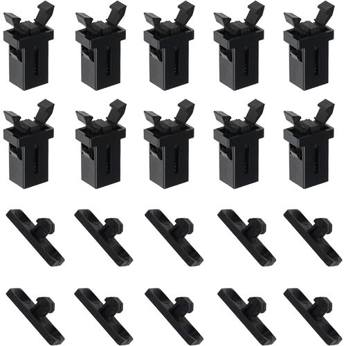 ERSHI-10 paires Serrure de Loquet de Poubelle à Couvercle Tactile en Plastique Rechange Compatible avec Brabantia 3 à 50 Litres[371]