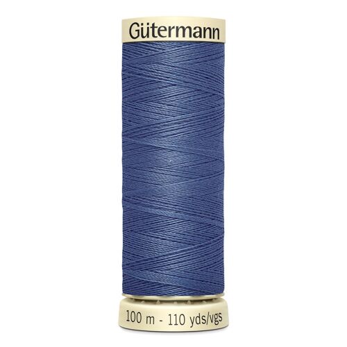 Lot De 5 Bobines 100m Fil 100% Polyester Gutermann Ref 788988 - Att 112 - Requin