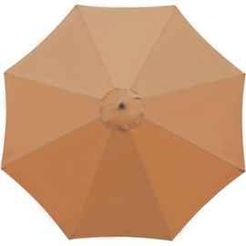 Housse De Rechange Pour Parasol,8 Baleines,3 M,Imperméable,Anti-Uv,Tissu De Rechange,Kaki