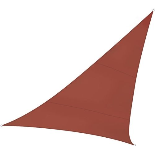 CHECARZHN--NO1-Voile D'Ombrage, Toile Ombrage, Toile Extérieure Terrasse, Imperméable, Protection Contre Uv, 3 Anneaux En O En Acier Inoxydable, 3.6 X 3.6 X 3.6 M, 160 G/M², Polyester, Triangulaire,