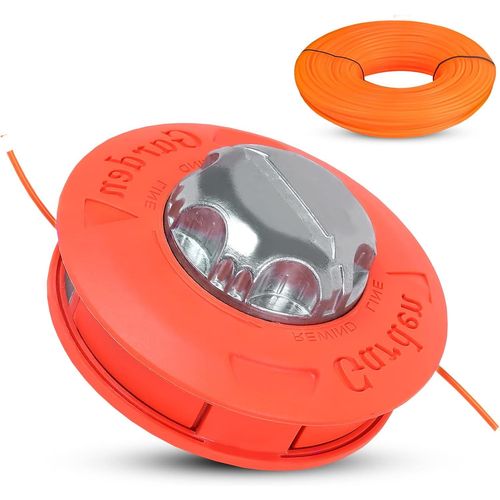 Bobine Fil Tete debroussailleuse Universelle M10 X 1,25 avec 2,4mm x 15m Fil Nylon