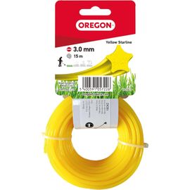 CHECARZHN--NO1-Fil De Coupe Étoilé Jaune Pour Débroussailleuses Et Coupes-Bordures, Cinq Bords Pour Une Finition Propre, Nylon De Qualité Professionnelle, Pour Toutes Débroussailleuses, 3Mm-15M (¿69-