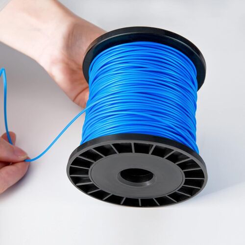 Fil pour Coupe-Bordure 1,6 mm X 100 m Rond DIY Bobine Fil Nylon pour Coupe-Bordure Débroussailleuse