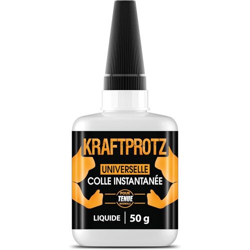 liquide 50 g Superglue Extra forte et universelle Colle les métaux,le plastique,la pierre,le plastique,le bois,le verre,les tissus,le cuir,le caoutchouc,etc.