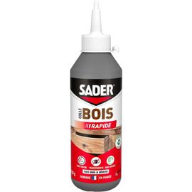 CHECARZHN--NO1-Sader Colle ¿¿ Bois Pr Rapide 2 Min ¿C Colle Forte Pour Tous Bois Et D¿¿riv¿¿s ¿C Int¿¿rieur ¿C Transparente Apr¿¿s S¿¿chage - Sans Solvant ¿C Biberon De 250 G