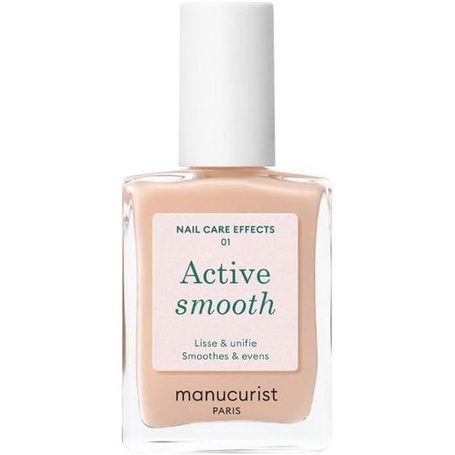 Active Smooth 01-Vernis À Ongles Soin Réparateur Lissant Bio-Sourcé Fini Voile Beige- Vernis A Ongle Lisseur,Durcisseur Ongles,Vernis Nude-Soin Ongles Abimes-Fortifiant Ongles 