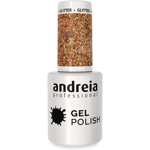 Kalanka-Vernis Gel Semi-Permanent Pour Lampe Uv/Led - Vernis ¿¿ Ongles Couleur Intense Tenue 4 Semaines Pour French Manucure - Couleur 260 Paillettes D'or - Nuances De Briller Or Et Argent - 10 Ml 