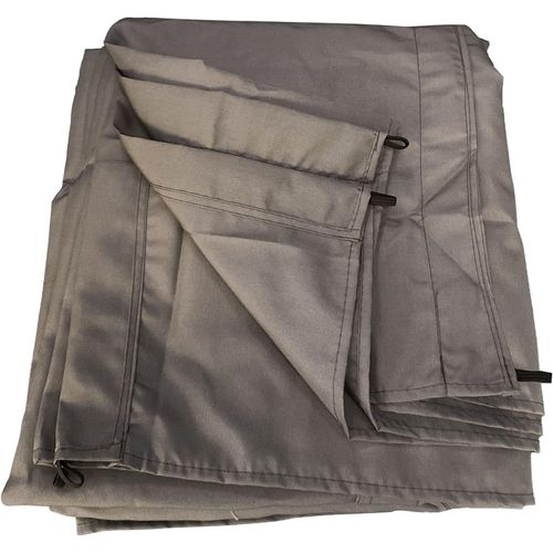 Checarzhn--No1-Toile Pour Pergola Autoportante 3 × 3m Cassis Taupe