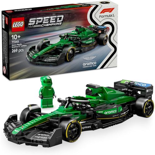 KALANKA-Speed Champions Voiture F1 Aston Martin Aramco AMR24 - Jeu de Construction avec Voiture de Course - Minifigurine Collector de Pilote de Formule 1 - Cadeau pour garçons et Filles dès 10 Ans 77