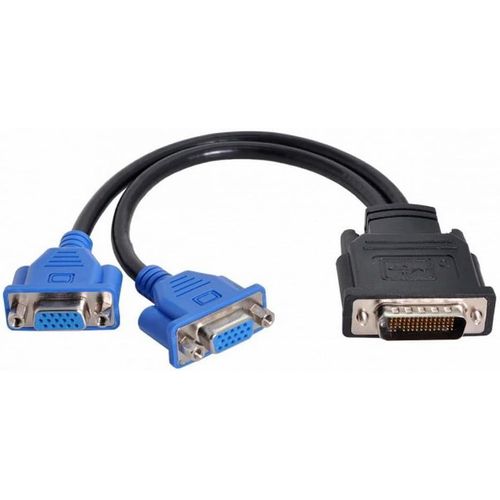 KALANKA-Câble d'extension LFH 60 broches DMS 59 broches mâle vers double VGA RVB femelle pour écrans de carte graphique GPU