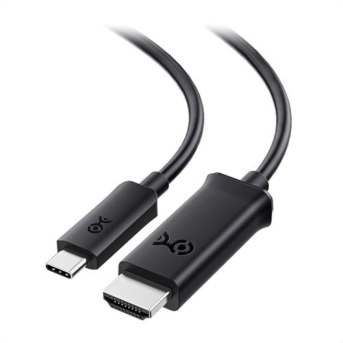 TIANYI-Cable HDMI USB C (Cable USB C HDMI) Prise en charge de 4K 60Hz en noir 1m - Thunderbolt 3 Compatible pour MacBook Pro, Dell XPS 13, 15, HP Spectre x360, Surface Book 2 et plus
