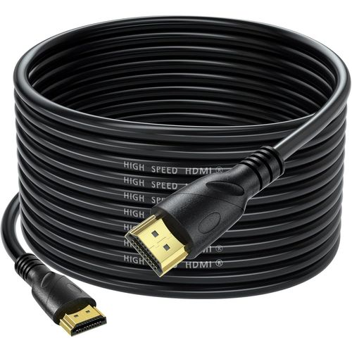 4K Câble Hdmi 12M(Hdmi 2.0,18Gbps) Ultra Rapide Plaqué Connecteur,Retour Audio Ethernet,Vidéo 4K@60Hz Fullhd1080P 3D Compatible Hdtv,Blu-Ray,Pc,Xbox,Ordinateur Portable, Ps3/4/5/9,Etc