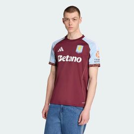 Maillot Domicile Aston Villa Fc 25/26 Adidas - Maroon / Glow Blue - M