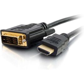 SUBZONAL-Câble vidéo numérique haute vitesse HDMI vers DVI-D, 1 m, câble adaptateur DVI vers HDMI, Full HD 1080p pour PS4, Raspberry Pi, Roku, Xbox One, Blue Ray, DVD, stations d'accueil Dell et plus