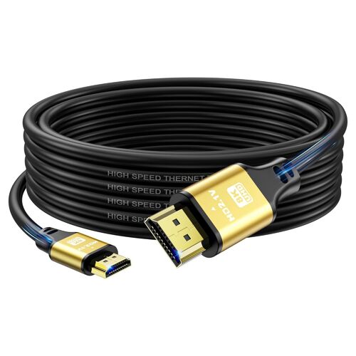 TIANYI-4K Câble HDMI 7m, Haute Vitesse 2.0 HDMI Câble 4K@60Hz 18Gbps, Ultra HD,Ethernet Audio retour, vidéo 4K,1080p,3D,Arc, HDR Compatible avec Xbox,PS5/PS4,TV, Blu-ray,ordinateur portable ect