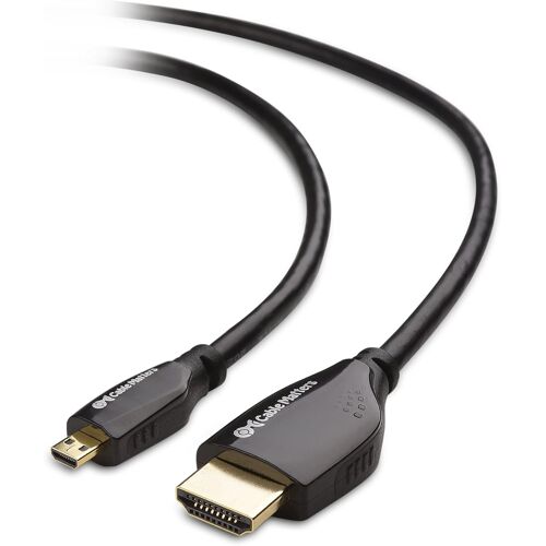 Cable Micro HDMI vers HDMI à Haute Vitesse HDMI (Cable Micro HDMI HDMI), Résolution 4K prête- 5m