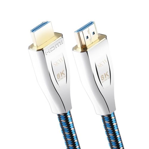 KALANKA-Câble HDMI 2.1 8K de 1m 48 Gbit/s ultra haut débit (8K @ 60 Hz, 4K @ 120 Hz) prend en charge Dynamic HDR 10 eARC 3D, Dolby Atmos compatible avec Roku TV/PS5/HDTV