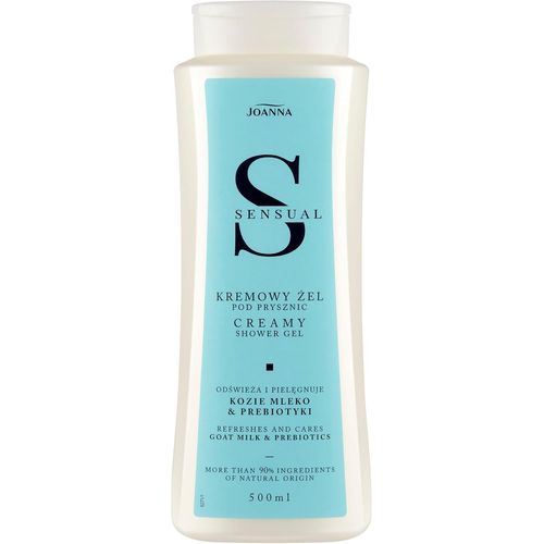 Kal-Sensual Gel Douche Pour Femme - Au Lait De Chèvre Et Prébiotiques - Hydratant - Femme - Gel Nettoyant Doux Pour Le Corps - Douche De Soin Sensible - Pour Tous Types De Peaux Et Peaux Sèches - 