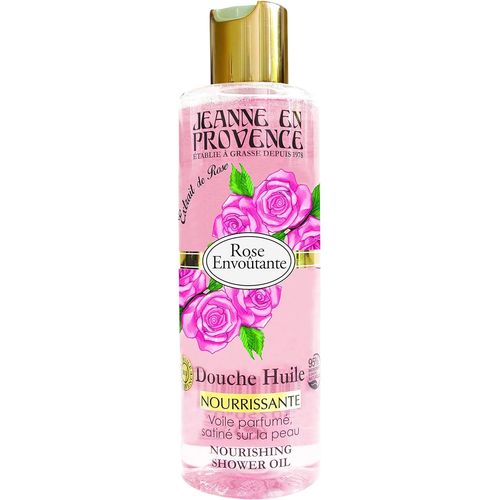Douche Huile Rose Envoûtante - Nettoie, Nourrit & Parfume - Gel Douche Pour Peaux Sèches - 95% D'ingrédients D'origine Naturelle - Fabriqué En France À Grasse - 250 Ml 