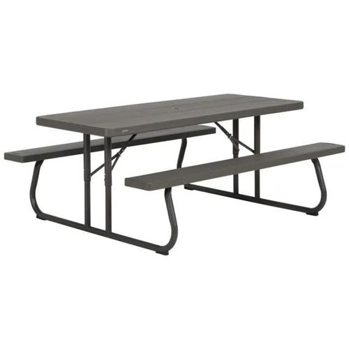 Table Pique-Nique Pliante - Lifetime 183 X 76 Cm - Résistante Aux Intempéries Et Facile À Nettoyer