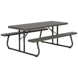 Table Pique-Nique Pliante - Lifetime 183 X 76 Cm - Résistante Aux Intempéries Et Facile À Nettoyer