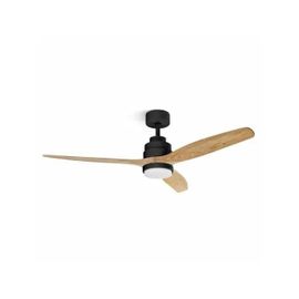 Ufesa Nepal Ventilador de Techo con Luz y Mando a Distancia 132cm 40W Negro/Madera
