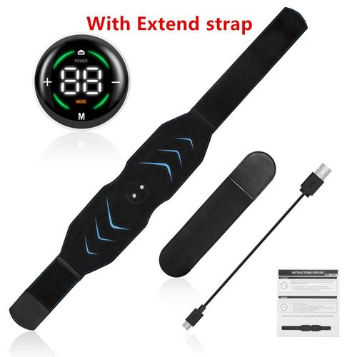 Ems-Ceinture Électrique Amincissante Pour Le Corps,Appareil D'entraînement Abdominal,Tonifiant,Perte De Poids,Intelligente,Fitness,Vibration,Unisexe - Type Abd And Extend Strap