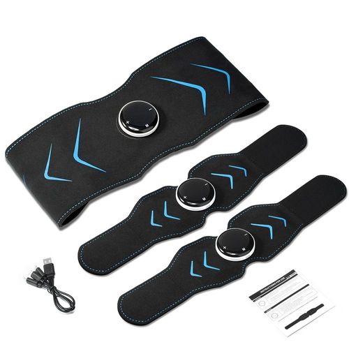 Ceinture Amincissante Pour Le Corps,Formateur Abdominal Électrique,Tonifiant Musculaire,Perte De Poids,Ems Intelligent,Fitness,Vibration,Unisexe - Type One Set