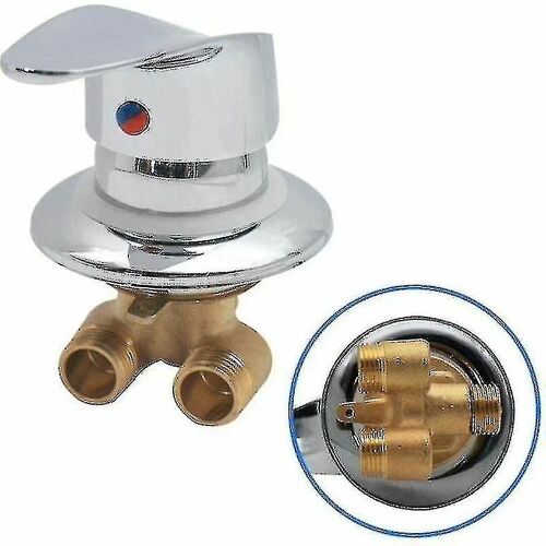 Mitigeur Cabine De Douche Robinet De Douche En Laiton Sortie Inverseur Chrome Douche Mitigeur G12 Connecteur Col