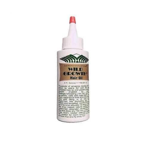 Huile Capillaire Wild Growth, Huile Hydratante Legere Ou Huile Capillaire En Pack 4 Oz