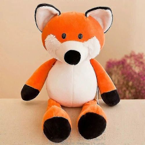 Peluches super mignonnes pour enfants, compagnon de couchage, animaux de la jungle, éléphant, chien, tigre, renard, lion, girafe, raton laveur, singe, 25 cm et 35 cm
