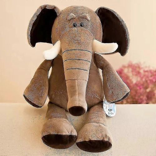 Peluches super mignonnes pour enfants, compagnon de couchage, animaux de la jungle, éléphant, chien, tigre, renard, lion, girafe, raton laveur, singe, 25 cm et 35 cm
