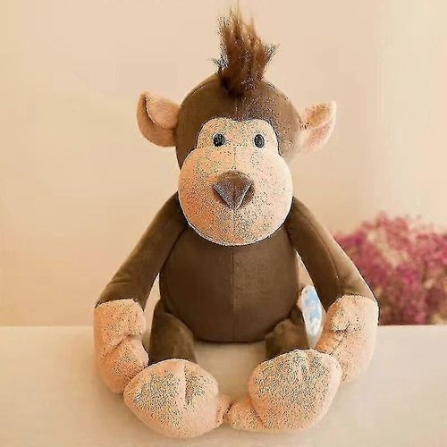 Peluches super mignonnes pour enfants, compagnon de couchage, animaux de la jungle, éléphant, chien, tigre, renard, lion, girafe, raton laveur, singe, 25 cm et 35 cm
