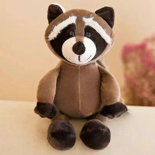 Peluches super mignonnes pour enfants, compagnon de couchage, animaux de la jungle, éléphant, chien, tigre, renard, lion, girafe, raton laveur, singe, 25 cm et 35 cm