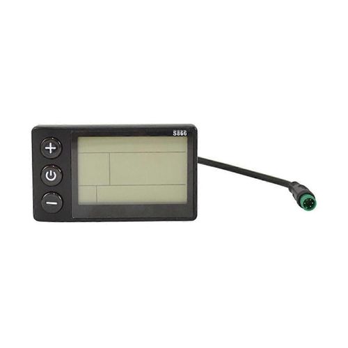 Ecran Lcd Pour Velo Electrique S866, Panneau De Commande Avec Prise Etanche
