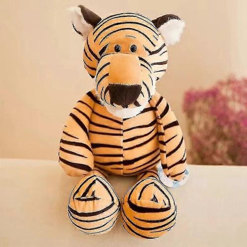 Peluches super mignonnes pour enfants, compagnon de couchage, animaux de la jungle, éléphant, chien, tigre, renard, lion, girafe, raton laveur, singe, 25 cm et 35 cm