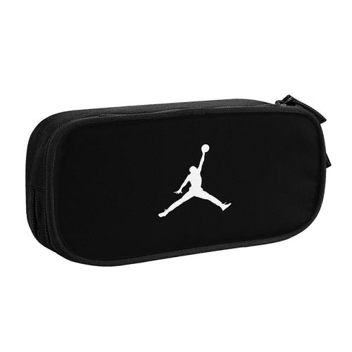Trousse Michael Jordan S78 Pour Le Bureau Et L'ecole - Sac En Tissu Oxford A Fermeture Eclair Avec 5 Emplacements Pour Stylos Et 80 Poches En Filet (Logo Personnalise)