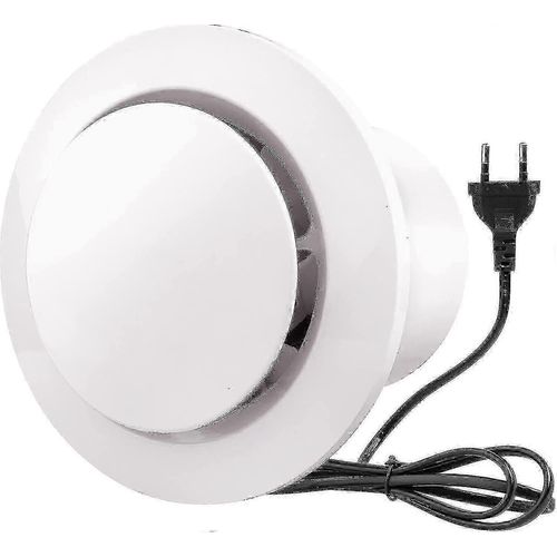 Extracteur d'air 100mm 130m / h 20w,avec clapet anti-retour ventilateur d'extraction à haut débit d'air,économe en énergie,pour salle de bain,cuisine,toilettes,serres,tentes (4 inc